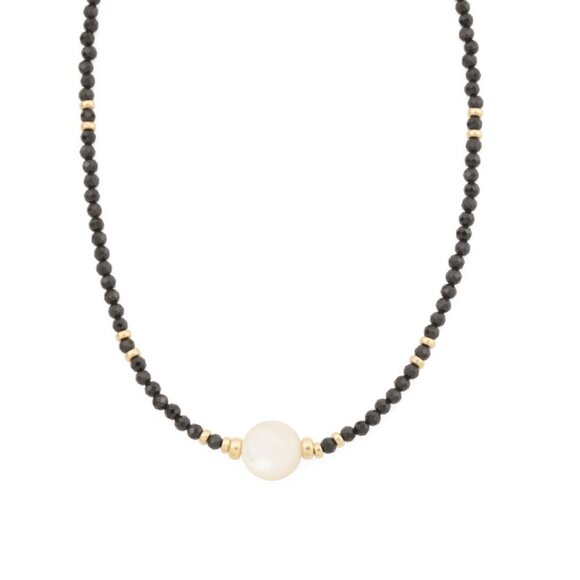 MILOR SILVER  Italy 18kt Gold Plated Sterling Silver Gemstone Necklace - Picture 1 of 2